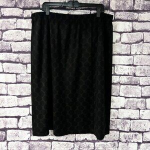 Lemmie For Nina Leonard Brown & Black Skirt Size 3X
